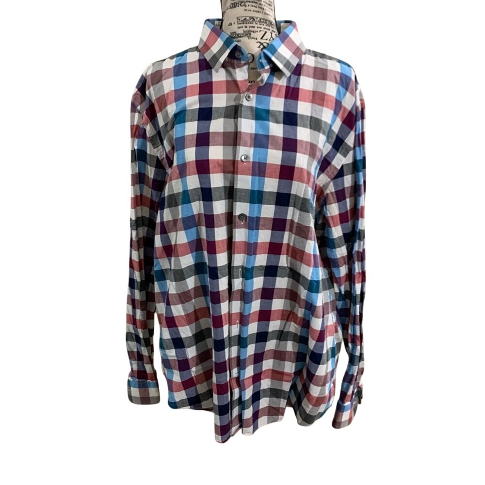Express plaid button shirt size XL